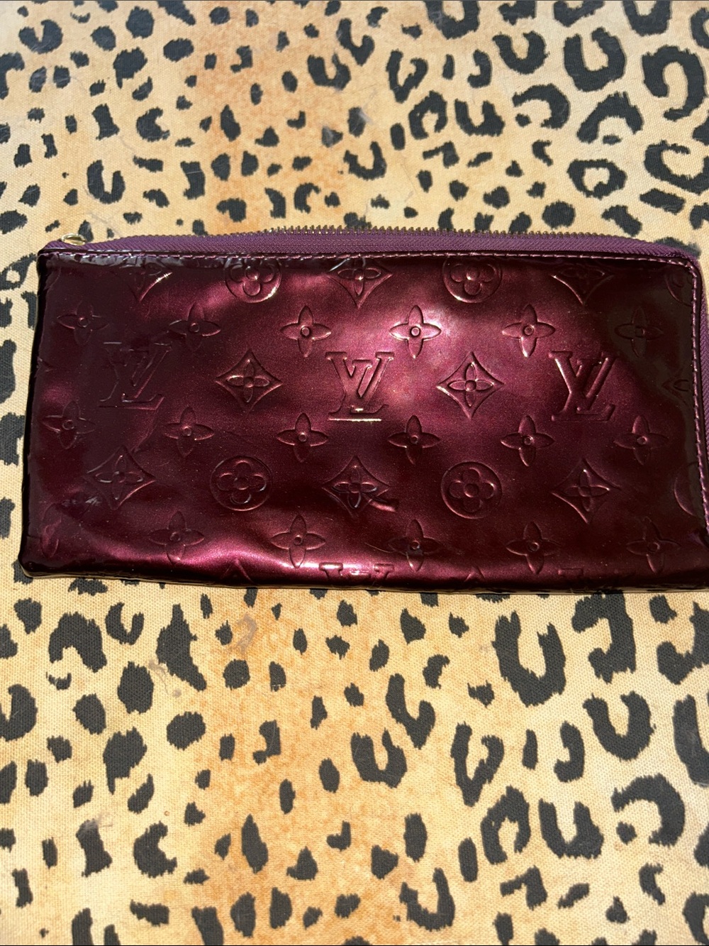 Vernis long wallet organizer